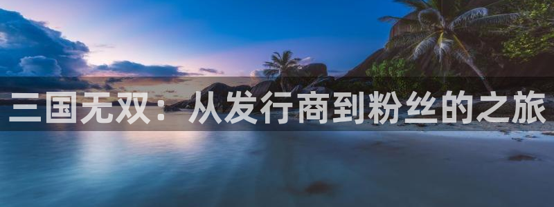db电竞子教育科技(江门)有限公司：三国无双：从发行商到粉丝的之旅