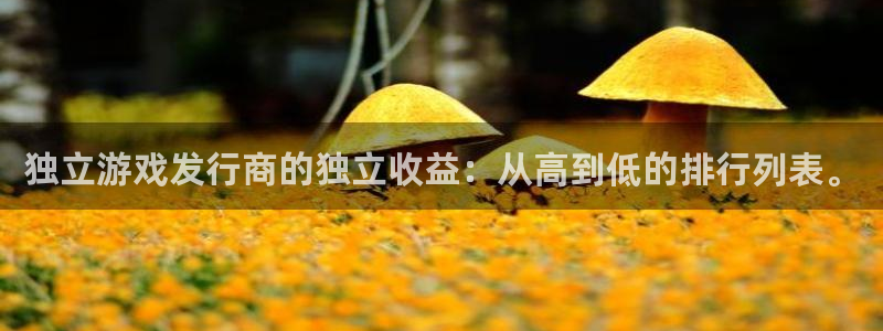 db电竞官网是赌博么：独立游戏发行商的独立收益：从高到低的排行列表。